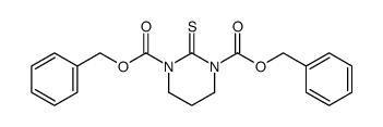 1,3-Bis(benzyloxycarbonyl)-3,4,5,6-tetrahydropyrimidine-2-thione Structure