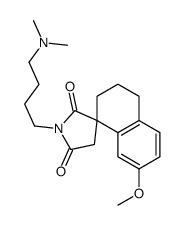 1'-[4-(dimethylamino)butyl]-6-methoxyspiro[2,3-dihydro-1H-naphthalene-4,3'-pyrrolidine]-2',5'-dione Structure