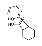 (1R,2S)-2-(prop-2-enylcarbamoyl)cyclohexane-1-carboxylic acid结构式