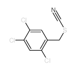 1,2,4-trichloro-5-(thiocyanatomethyl)benzene structure