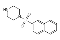 1-(萘-2-磺酰基)-哌嗪结构式