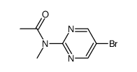 N-(5-bromo-pyrimidin-2-yl)-N-methyl-acetamide结构式