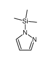 1-(Trimethylsilyl)-1H-pyrazole结构式