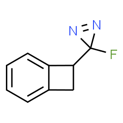 3H-Diazirine,3-bicyclo[4.2.0]octa-1,3,5-trien-7-yl-3-fluoro-(9CI) structure