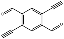 2,5-Diethynyl-1,4-benzenedicarboxaldehyde Structure