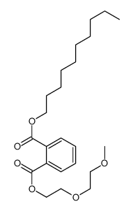 1-O-decyl 2-O-[2-(2-methoxyethoxy)ethyl] benzene-1,2-dicarboxylate Structure