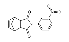 2-(3-nitro-phenyl)-3a,4,7,7a-tetrahydro-4,7-methano-isoindole-1,3-dione结构式