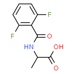 Alanine,N-(2,6-difluorobenzoyl)- Structure