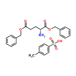 D-谷氨酸二苄酯对甲苯磺酸盐结构式