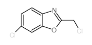 6-氯-2-氯甲基-苯并噁唑结构式