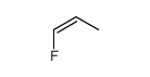 trans-1-Fluoro-1-propene structure