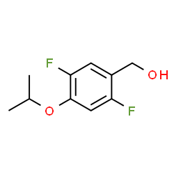 (2,5-Difluoro-4-isopropoxyphenyl)methanol Structure