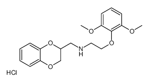N-((2,3-二氢苯并[b][1,4]二恶-2-基)甲基)甲基)-2-(2,6-二甲氧基苯氧基)乙胺盐酸盐图片