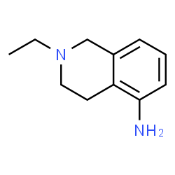 2-乙基-1,2,3,4-四氢异喹啉-5-胺结构式