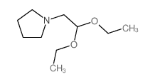 1-(2,2-二乙氧基乙基)吡咯烷结构式