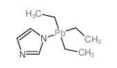 1H-Imidazole,1-(triethylplumbyl)-结构式