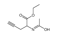 乙酰基-DL-炔丙基甘氨酸乙酯结构式