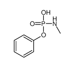 N-methyl-phenoxyphosphonamidic acid Structure