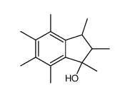 1,2,3,4,5,6,7-heptamethyl-1-indanol结构式