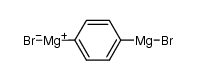 p-phenylenebis-(magnesium bromide) Structure