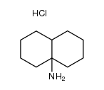 trans-octahydro-[4a]naphthylamine, hydrochloride Structure