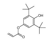 (3,5-ditert-butyl-4-hydroxyphenyl) prop-2-enoate Structure