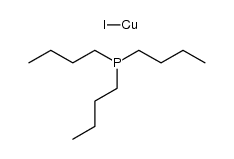 tributyl-phosphine, compound with copper (I)-iodide结构式