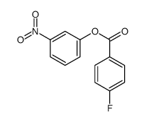 (3-nitrophenyl) 4-fluorobenzoate结构式