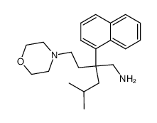 4-methyl-2-(2-morpholin-4-yl-ethyl)-2-naphthalen-1-yl-pentylamine Structure