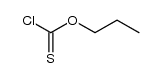 (Propoxy)thiocarbonylchlorid Structure