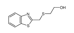 Ethanol, 2-[(2-benzothiazolylmethyl)thio]- (7CI,8CI) Structure