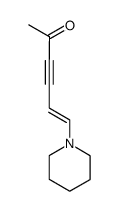 6-Piperidino-5-hexen-3-yn-2-one结构式