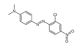 4-[(2-chloro-4-nitrophenyl)diazenyl]-N,N-dimethylaniline结构式