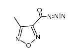 4-methyl-furazan-3-carbonyl azide Structure