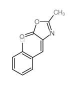 4-[(2-chlorophenyl)methylidene]-2-methyl-1,3-oxazol-5-one Structure