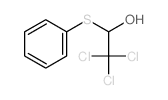 Ethanol,2,2,2-trichloro-1-(phenylthio)- structure