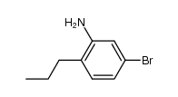5-Bromo-2-propyl-phenylamine结构式