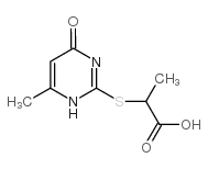 2-(6-Methyl-4-oxo-1,4-dihydro-pyrimidin-2-ylsulfanyl)-propionic acid picture