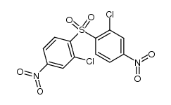 bis-(2-chloro-4-nitro-phenyl)-sulfone Structure