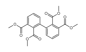 biphenyltetracarboxylic acid tetramethyl ester Structure