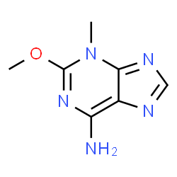 3H-Purin-6-amine,2-methoxy-3-methyl-结构式