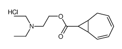 2-(bicyclo[5.1.0]octa-3,5-diene-8-carbonyloxy)ethyl-diethylazanium,chloride Structure