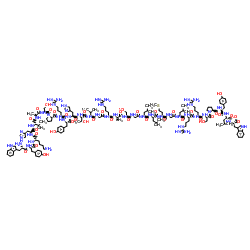 Neuropeptide W-30 (rat) trifluoroacetate salt结构式