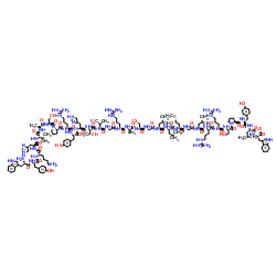 Neuropeptide W-30 (rat) trifluoroacetate salt structure