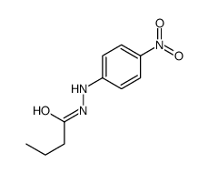 Butyric acid 2-(p-nitrophenyl)hydrazide结构式