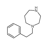 1-(2-苯乙基)高哌嗪结构式