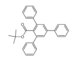 2,4,6-triphenyl-benzoic acid tert-butyl ester Structure