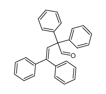2,2,4,4-Tetraphenyl-3-butenaldehyde Structure