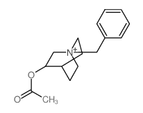 1-Azoniabicyclo[2.2.2]octane,3-(acetyloxy)-1-(phenylmethyl)-, bromide (1:1) Structure