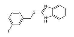 2-[(3-iodophenyl)methylsulfanyl]-1H-benzimidazole Structure